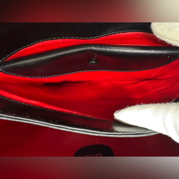 Vintage Gucci Black Calf Leather Shoulder Bag - Picture 13 of 15